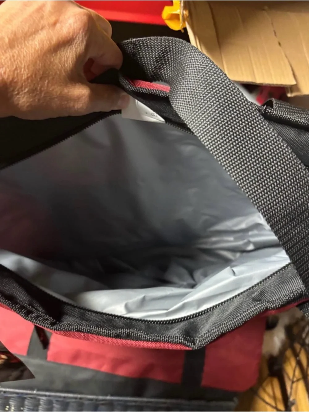 Ozark Trail 50 Can Thermal TOTE bag- Red Color-NEW. - Picture 6 of 6